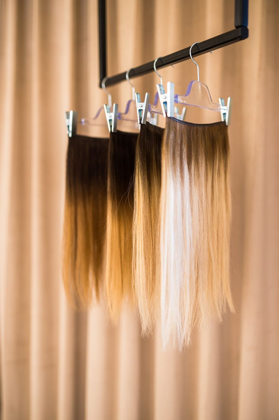 Pendant lighting — salon ambiance