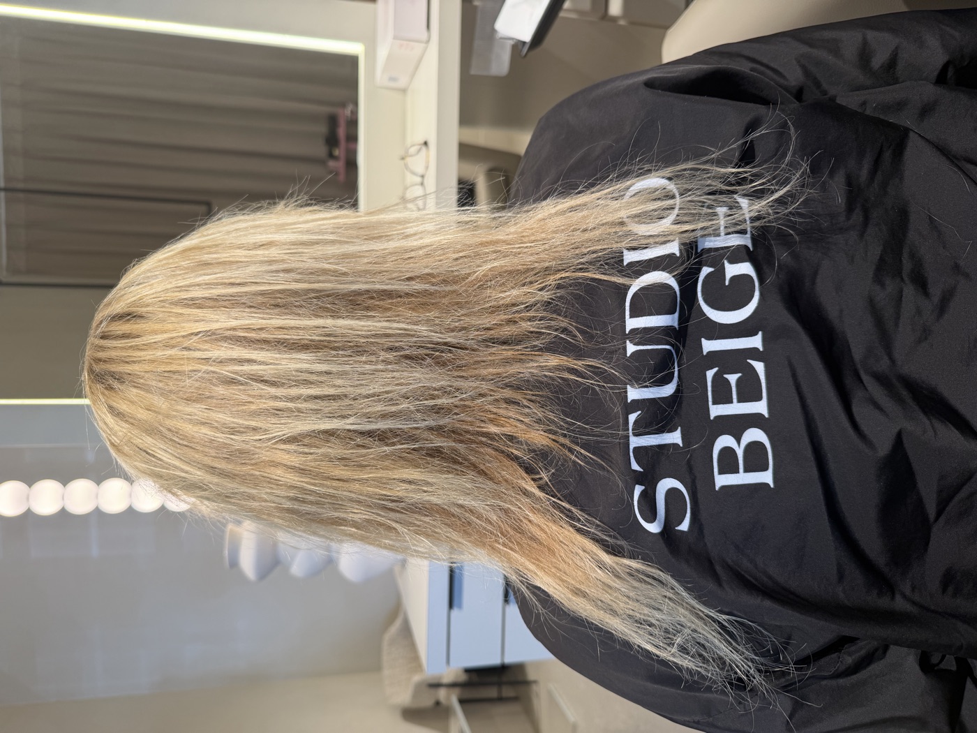 Before &mdash; shorter natural hair before extensions