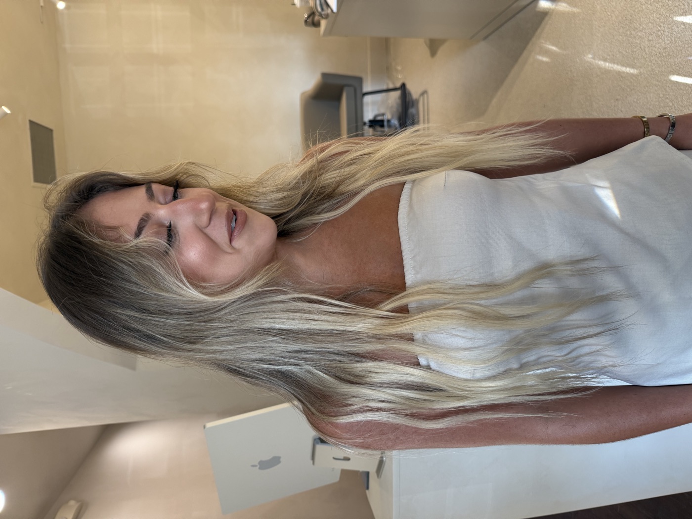 Before &mdash; natural hair before extensions