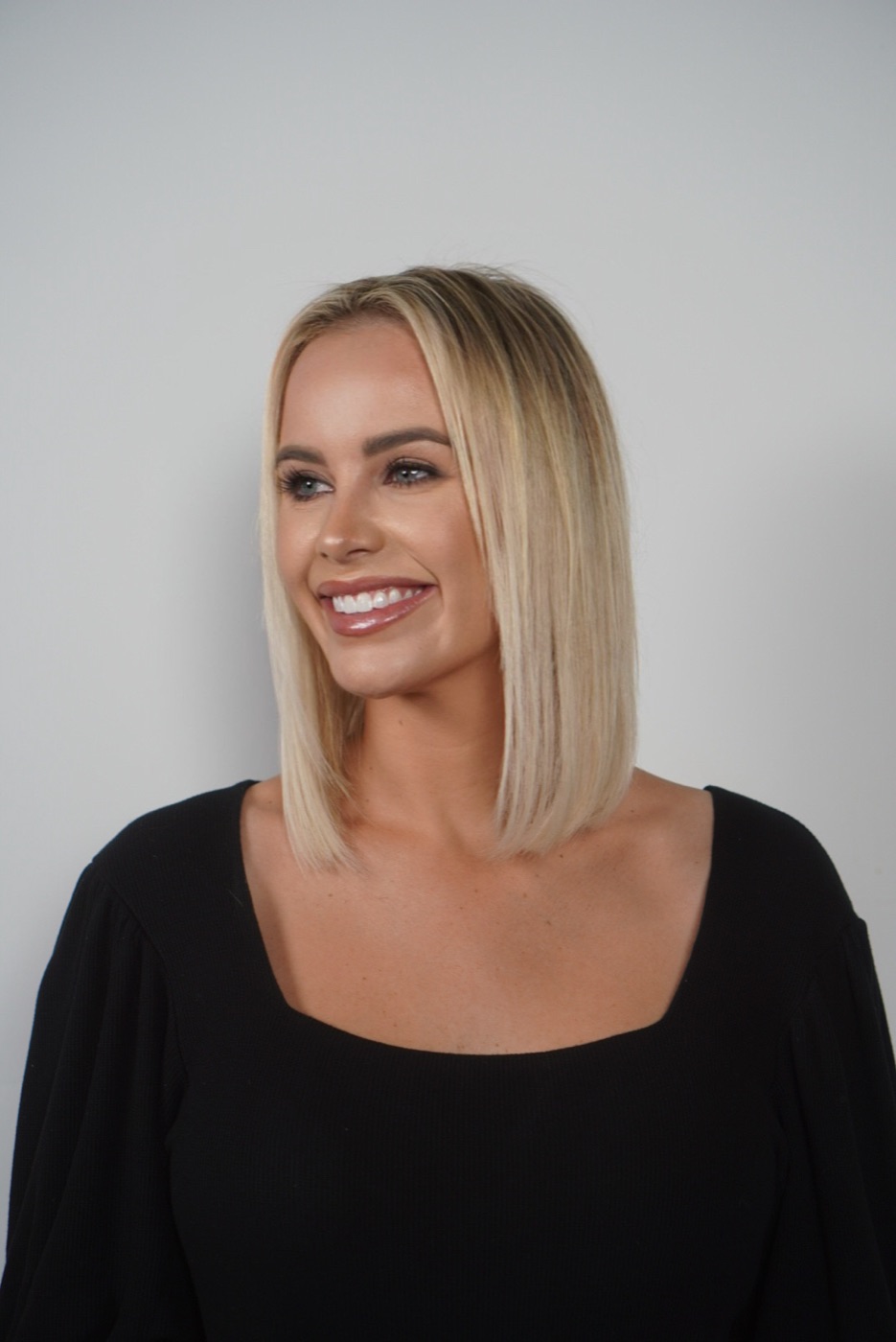 After &mdash; long, full blonde extensions by Studio Beige