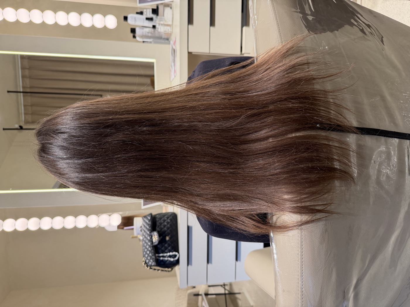 Before &mdash; shorter natural hair before extensions