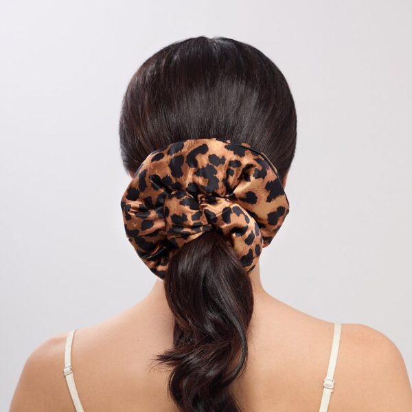 Drowst Leopard silk scrunchy — Drowsy