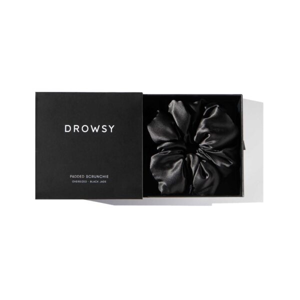 DROWSY Pillow Scrunchie - Black Jade x 3