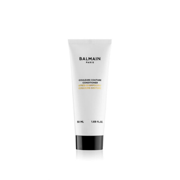 Balmain Couleurs Couture Conditioner in the 50ml travel-size bottle