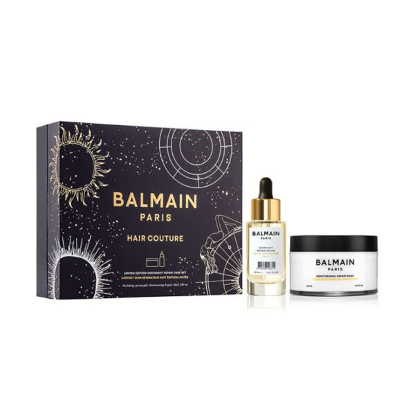 Balmain Limited Edition Overnight Repair Care Set with Overnight Repair Serum and Moisturizing Repair Mask