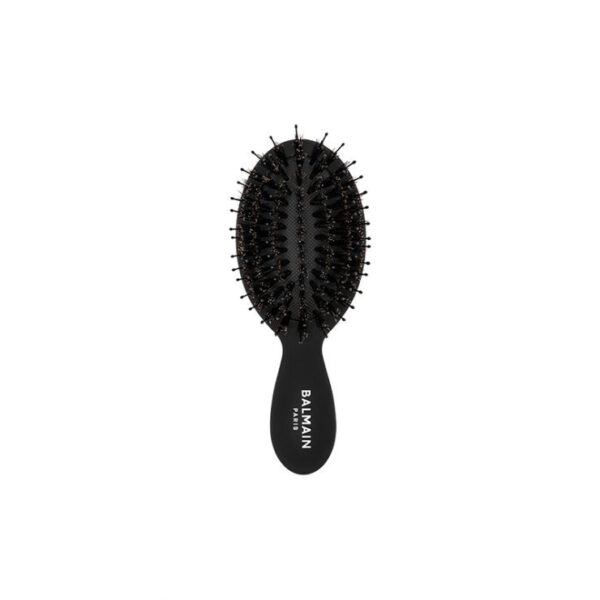 Balmain All Purpose Spa Brush Mini, front view of the boar and nylon bristles