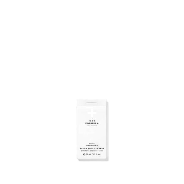 Iles Formula Hair + Body Cleanse Mini travel-size bottle