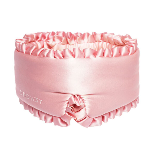 Drowsy Sleep and the City Silk Sleep Mask — Powder Pink