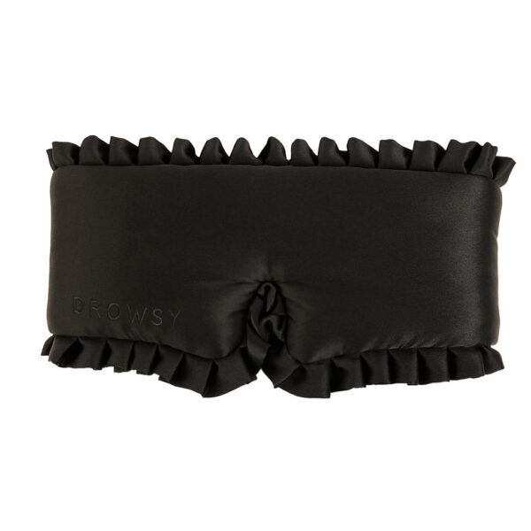 Drowsy Sleep and the City Silk Sleep Mask — Black Jade